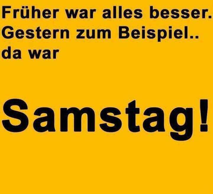 schon wieder Sonntag