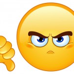 Dislike emoticon