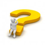 Thinking man and question