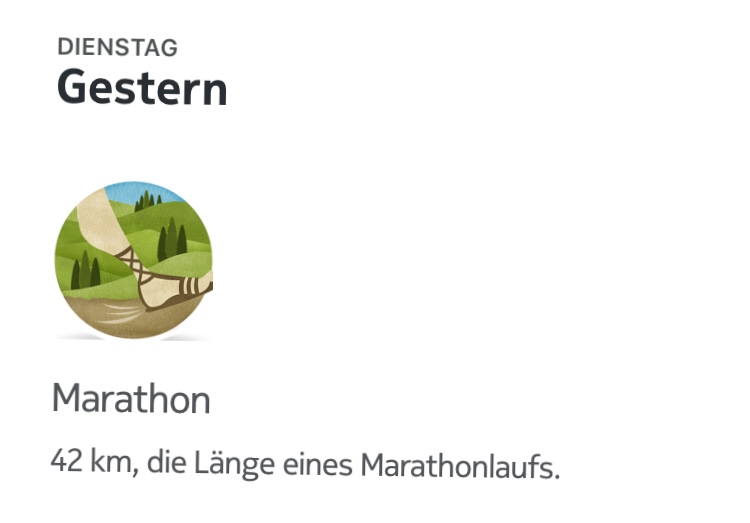 Marathon per Hand